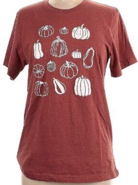 Fall Pumpkin Graphic Tee M